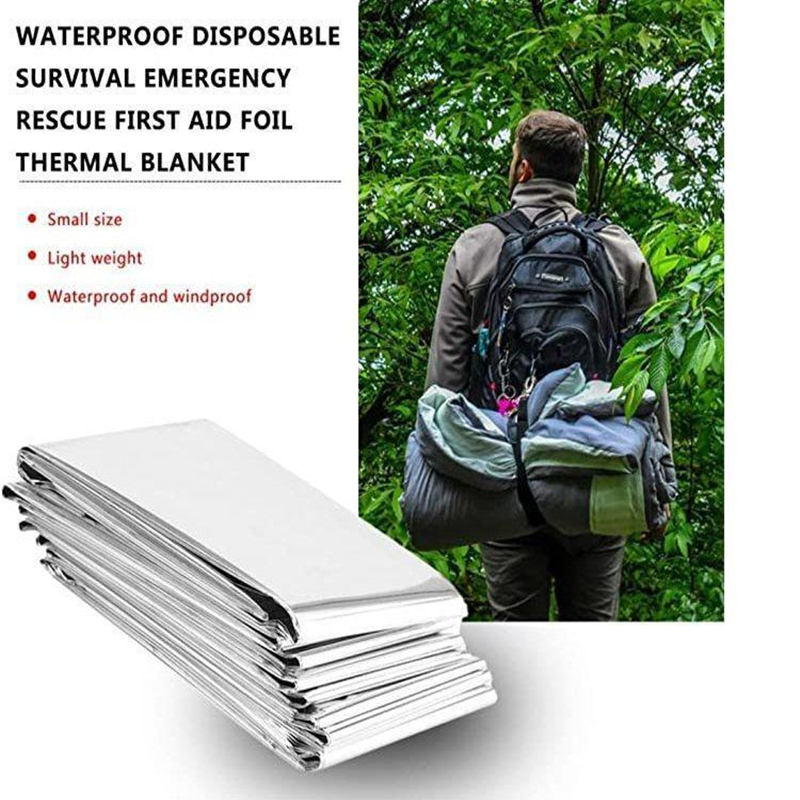 Cobertor emergente mylar térmi - First Aid Bag Kit avaliação e preço