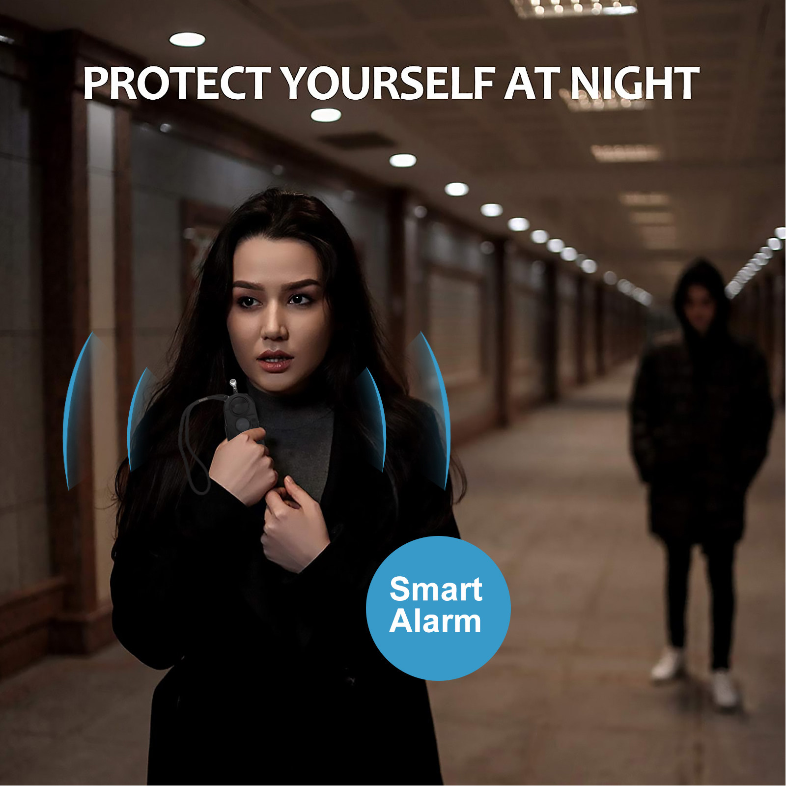 Alarme pessoal em formato de c - Personal Alarm Keychain avaliação e preço