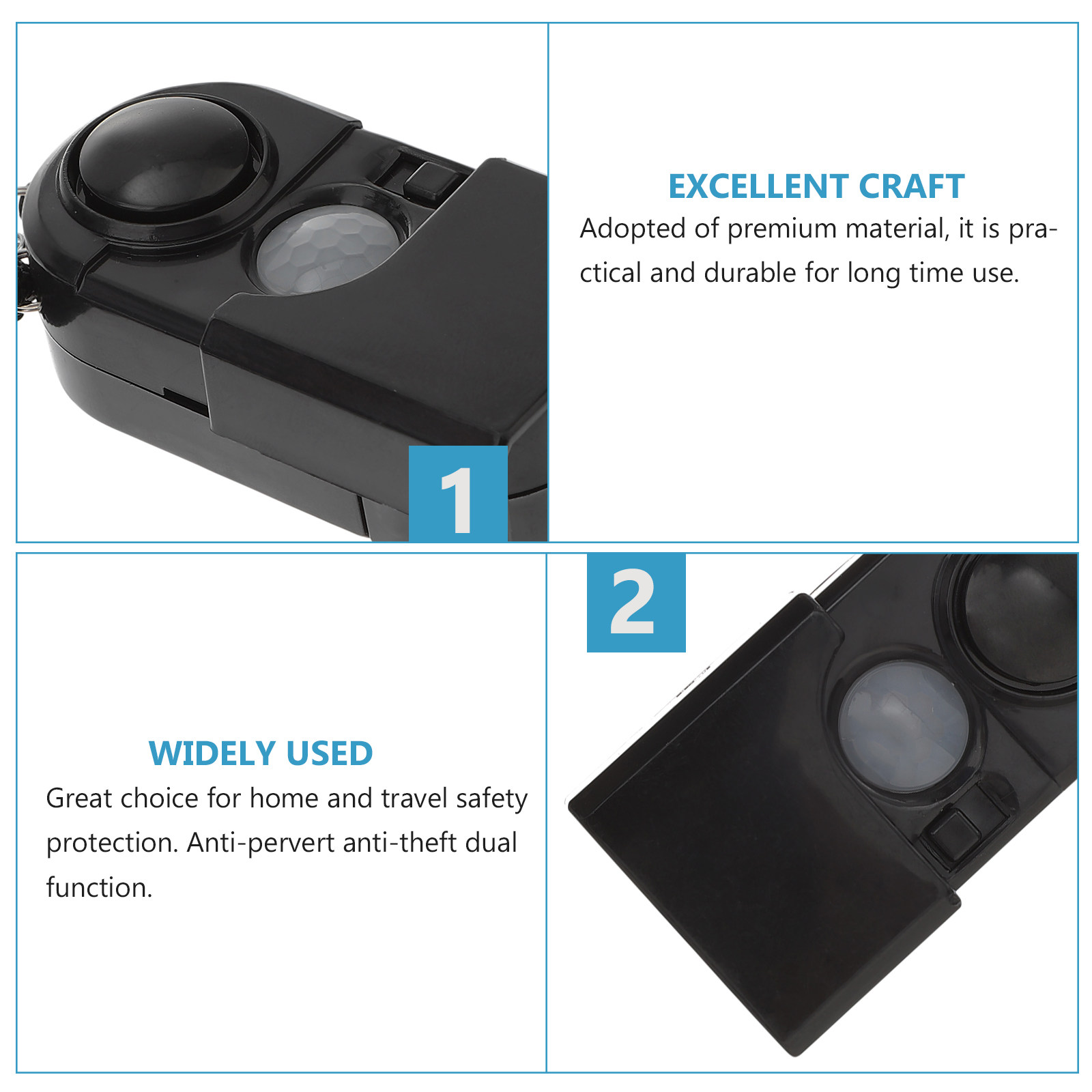 Alarme pessoal em formato de c - Personal Alarm Keychain avaliação e preço
